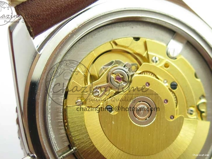 0117 Vintage Seamaster 300 No Date SS B12 Black Dial On Brown Leather Strap A2836 (Free Nylon Strap) Comfortable 7912